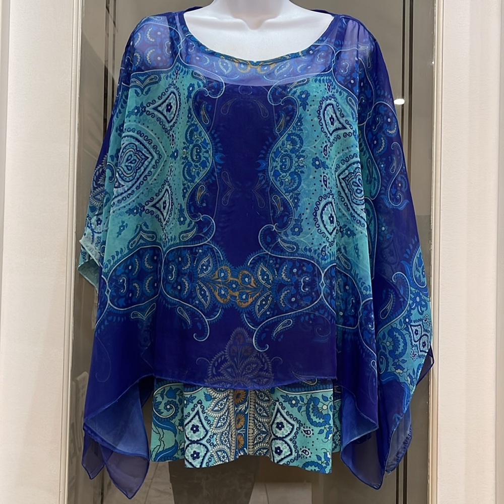 Style & Co ladies layered top size large price is firm